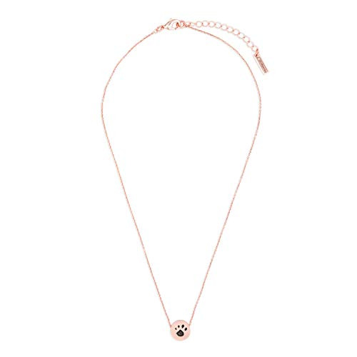DEMDACO Loving Memories Pet Rose Gold Tone One Size Fits Most Brass Metal Necklace