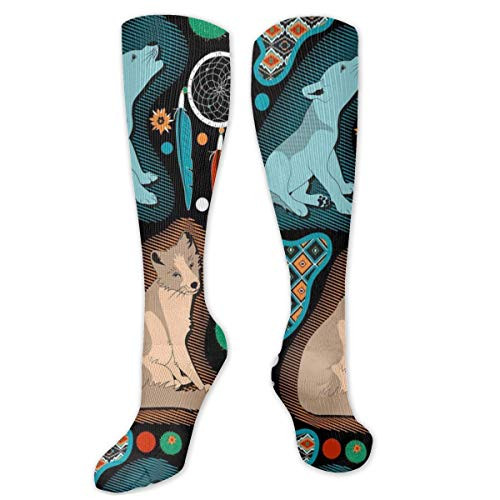 NOT Southwest Baby Wolves Compression Socks for Women   Men Funny Novelty Athletic Crew Socks