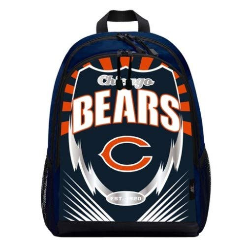 NFL Chicago Bears  Lightning  Backpack  6 5  x 5 5  x 1