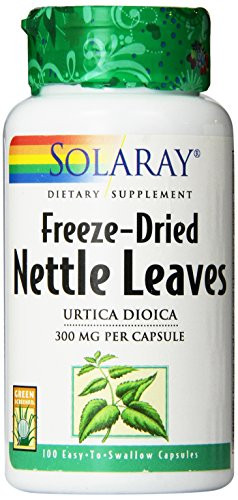 Solaray Nettle Leaf Freeze Dried  Veg Cap  Btl Plastic  300mg   100ct