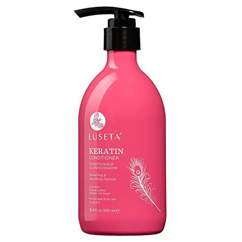 Luseta Keratin Sulfate Free Conditioner Infused with Keratin Protein to Damaged and Dry Hair Safe for Color Treated Keratin Treated Hair Paraben Free 16 9oz Luseta Keratin Sulfate Free Conditioner Infused with Keratin Protein to Damaged and Dry Hair Safe for Color Treated Keratin Treated Hair Paraben Free 16 9oz