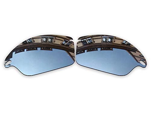 Vonxyz Lenses Replacement for Oakley Fast Jacket Sunglass   Chrome MirrorCoat Polarized