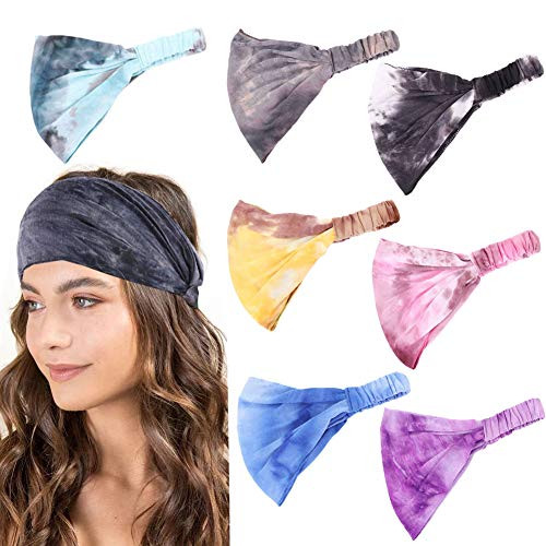 7Pcs Boho Headbands for Women Wide Elastic Headbands Turban Headwraps Bandana Head Wrap Hair Band Yoga Running Twisted Hairband Hair Accessories for Women Girls 7Pcs Boho Headbands for Women Wide Elastic Headbands Turban Headwraps Bandana Head Wrap Hair Band Yoga Running Twisted Hairband Hair Accessories for Women Girls