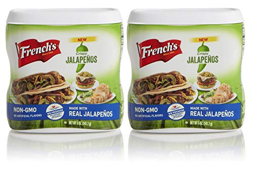 French s Crispy Jalapenos  Certified Kosher  Made in the USA  5 oz  Pack of 2