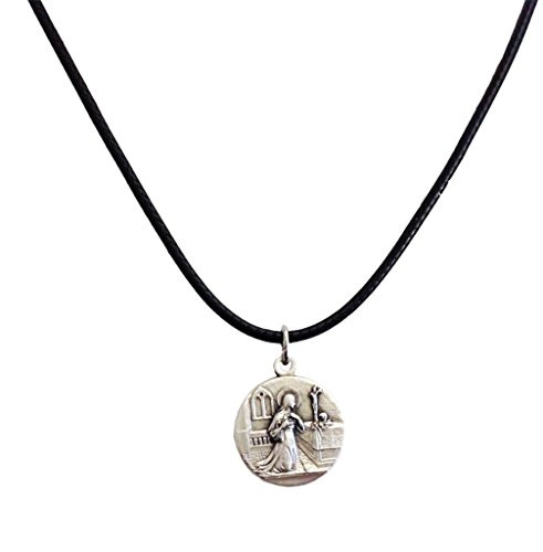 SAINT RITA FROM CASCIA MEDAL   THE PATRONESS OF LOST AND IMPOSSIBLE CAUSES   100 MADE IN ITALY  St  Rita with Cord