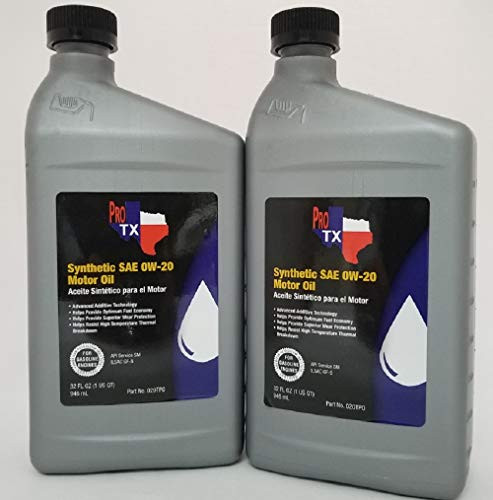 Texas Performance Oil Advance Additive Technology SAE 0W 20 Full Synthetic Motor Oil 32 Fl OZ  1 US QT  Quantity 2