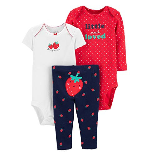 Carter s 20 3 Piece Strawberry Little Character Set  3 Months