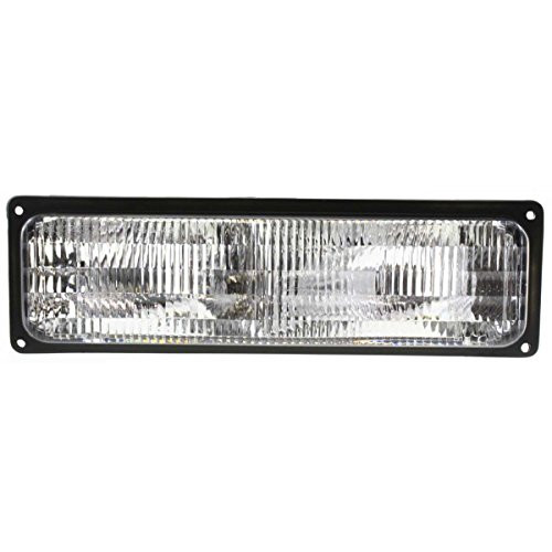 DAT AUTO PARTS Front Parking Signal Lens Replacement for 94 02 GMC Chevrolet C K Full Size Pickup GM2520128 Left Driver Side