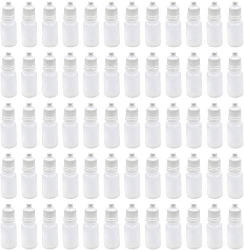 Yohii 10ml Squeeze Dropper Bottle  LDPE Eye Dropper Bottle with Childproof Cap Thin Tip   100Pcs