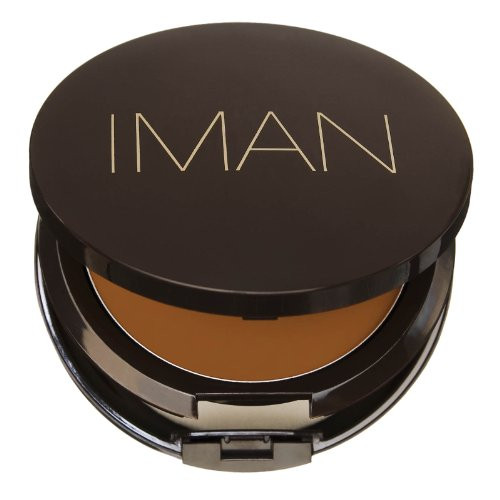 IMAN Second To None Cream To Powder Foundation Dark Skin Earth 1 IMAN Second To None Cream To Powder Foundation Dark Skin Earth 1