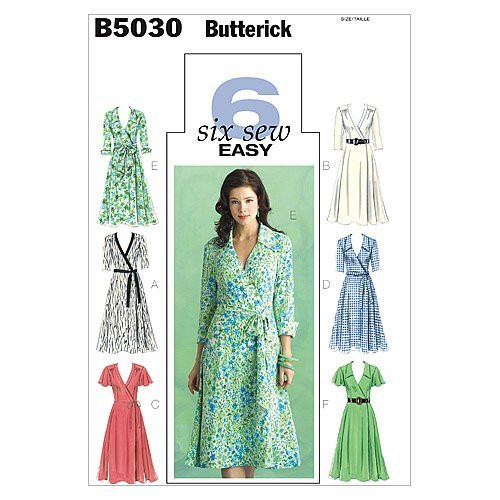 BUTTERICK PATTERNS B5030 Misses  Dress  Belt and Sash  Size FF  16 18 20 22