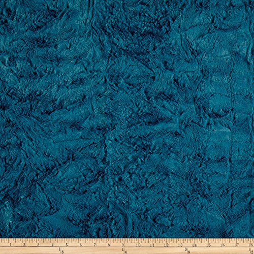 Shannon Fabrics Shannon Minky Luxe Cuddle Marble Mallard Fabric By The Yard