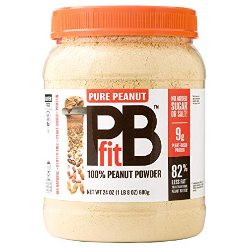 BetterBody Foods Pure Peanut PBfit 100 Powdered Peanut Butter  Gluten Free Protein Powder  24 oz
