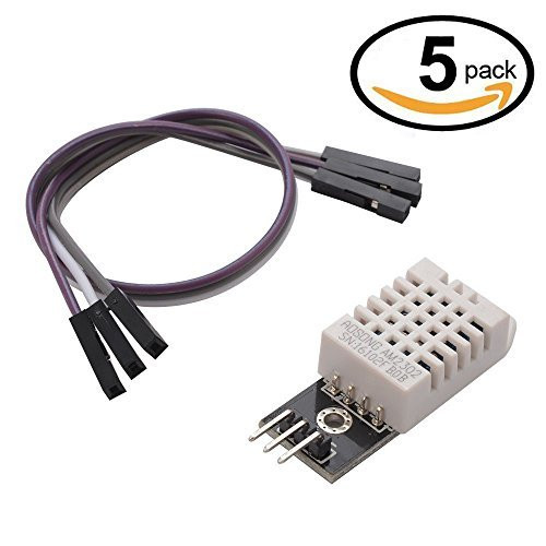 WINGONEER 5Pcs DHT22/AM2302 Digital Temperature And Humidity Sensor Module Replace SHT11 SHT15