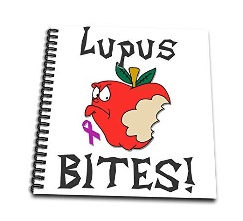 3dRose db 120559 3 Funny Awareness Support Cause Lupus1 Mean Apple Mini Notepad  4 by 4