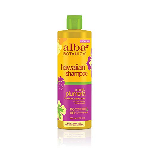 Alba Botanica Hawaiian  Plumeria Shampoo  12 Ounce  Pack of 2