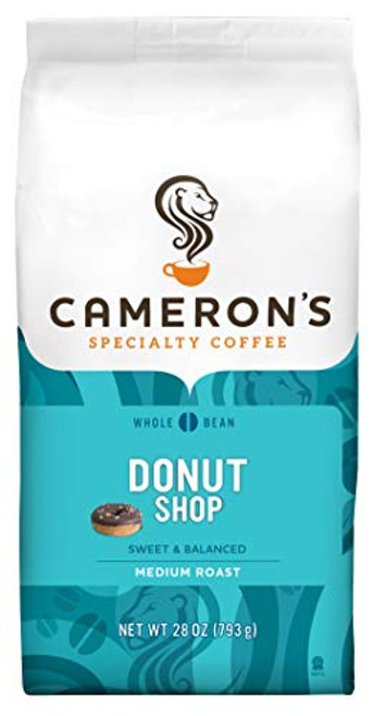 Cameron s Coffee Roasted Whole Bean Coffee Donut Shop 28 Ounce Cameron s Coffee Roasted Whole Bean Coffee Donut Shop 28 Ounce