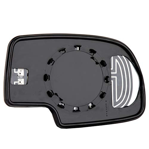 TUPARTS Side Mirror Glass Left Side Fit for 2000 2006 Chevy Suburban 1500 2500 1999 2004 Chevy Silverado 2500 2001 2006 GMC Yukon Power Adjustment Power Heated 88986362