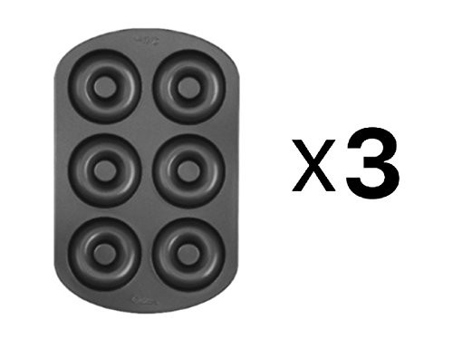 Wilton Nonstick 6-Cavity Donut Pan (3 Pack)