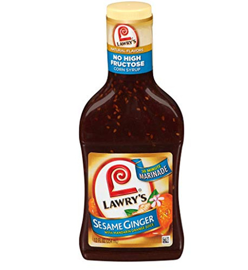 Lawry s Sesame Ginger Marinade 12oz Bottle Pack of 3 Lawry s Sesame Ginger Marinade 12oz Bottle Pack of 3