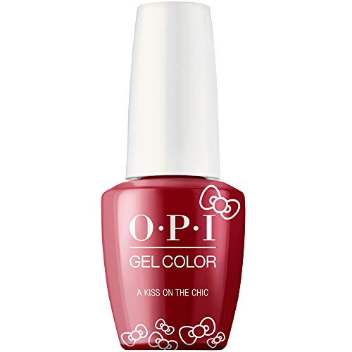 OPI Hello Kitty Gel Nail Polish Collection  Gel Color  A Kiss on the Chìc
