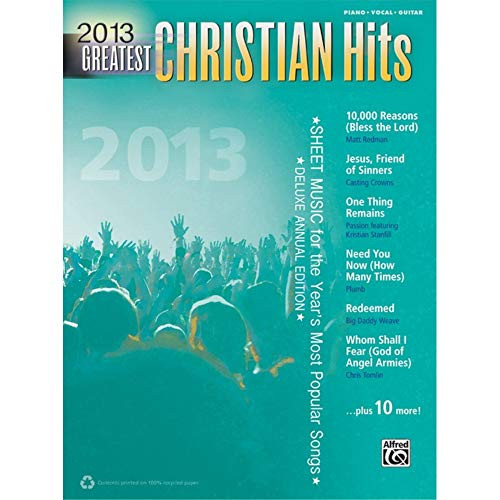 Alfred 2013 Greatest Christian Hits P V C Book