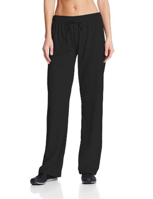 Champion Women s Jersey Pant  Black  Medium