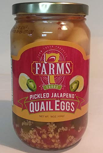 Jalapeno Pickled Eggs 16 oz Glass Jar