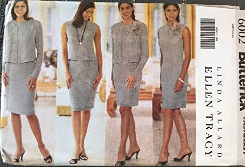 Butterick Fast   Easy 6002 Vintage Sewing Pattern   Misses  Misses  Petite Jacket  Dress  Top   Skirt   Size 14 16 18