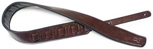 Stagg SPFL 30 BRW Padded Leather Style Guitar Strap  Brown