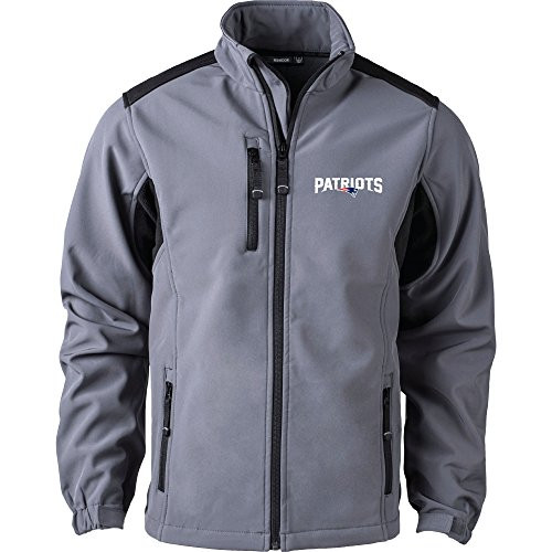 Dunbrooke Apparel NFL New England Patriots Men s Softshell Jacket  5X  Graphite
