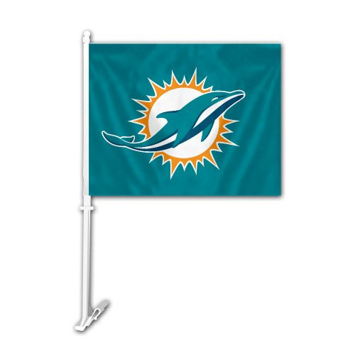 NFL Miami Dolphins Car Flag