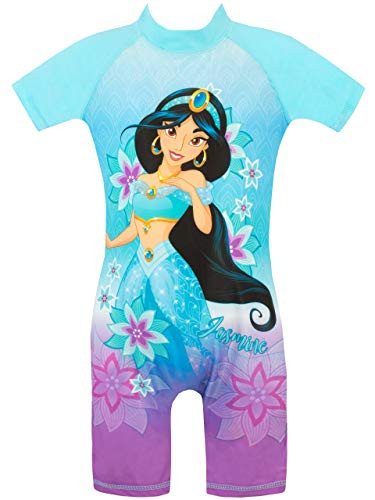 Disney Girls  Aladdin Swimsuit Jasmine Size 4 Blue