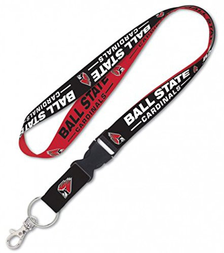 WinCraft Ball State Cardinals Premium Lanyard Key Chain