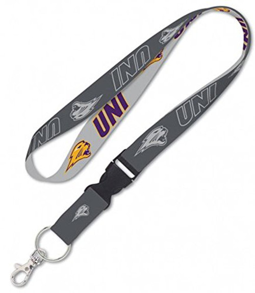 University of Northern Iowa Panthers Premium Lanyard Key Chain Charcoal Edition University of Northern Iowa Panthers Premium Lanyard Key Chain Charcoal Edition