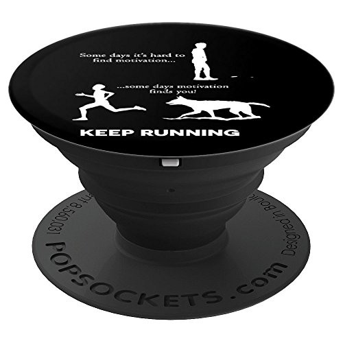 Funny Running Workout Fitness Gym Motivational Gift PopSockets Grip and Stand for Phones and Tablets