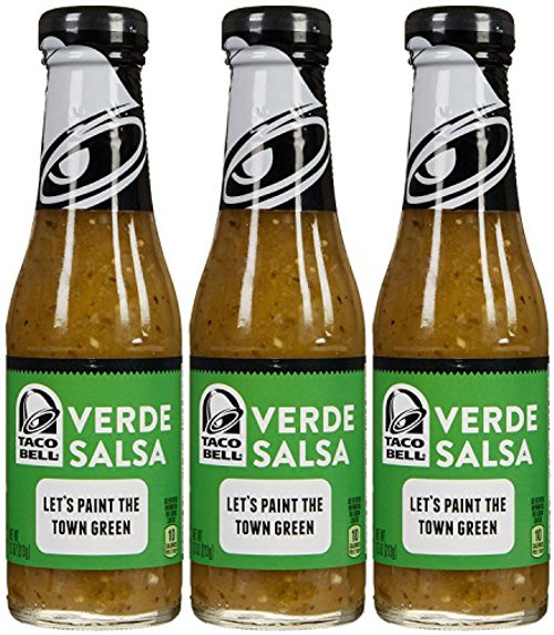 Taco Bell Verde Salsa Sauce 7 5 Oz 3 Pack