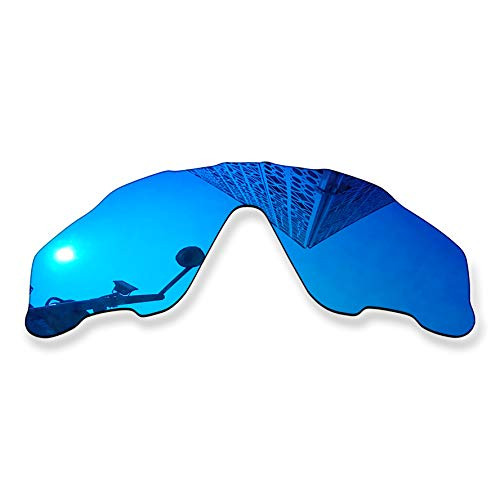 MYCOURAG Replacement Lenses Compatible with Oakley Jawbreaker OO9290 Sunglass   Ice Blue Mirror Coated Polarized