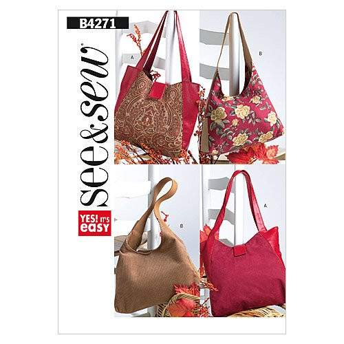 BUTTERICK PATTERNS B4271 Handbags  One Size Only