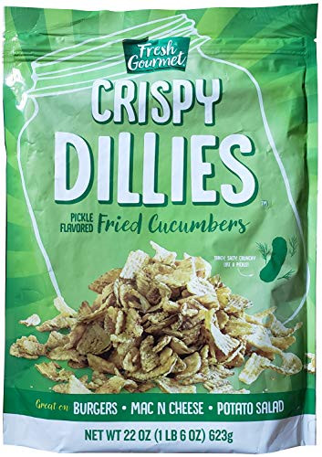 Fresh Gourmet Crispy Dillies Pickle Flavored Fried Cucumbers