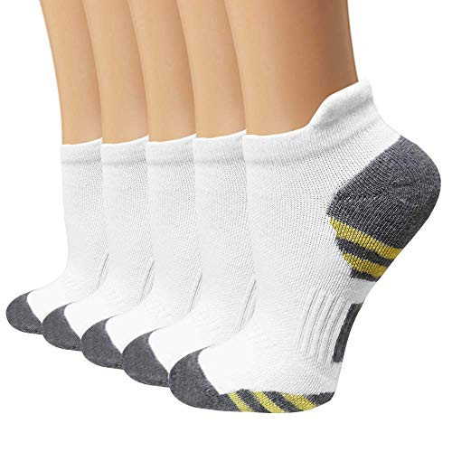 Copper Plantar Fasciitis Compression Socks Arch Support Ankle Socks   5 10 Pack   Best For Running  Athletic  and Travel?08?S M?