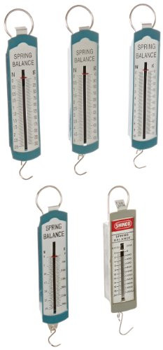 Ajax Scientific ME495 0005 5 Piece Spring Scale Set