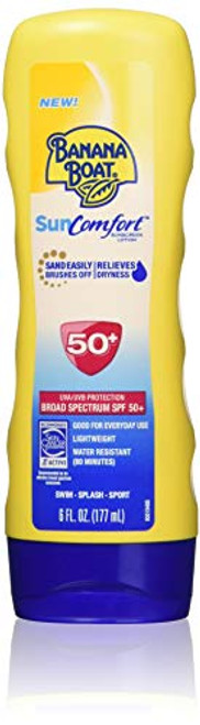 Banana Boat Spf50  Sun Comfort Lotion 6 Ounce  177ml