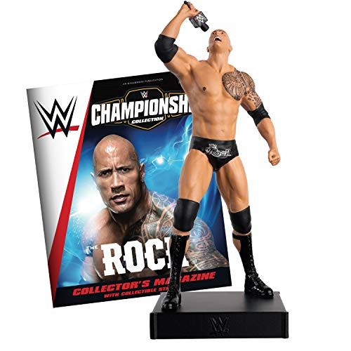 WWE Championship Collection The Rock with Magazine issue 6 by Eaglemoss Hero Collector WWE Championship Collection The Rock with Magazine issue 6 by Eaglemoss Hero Collector