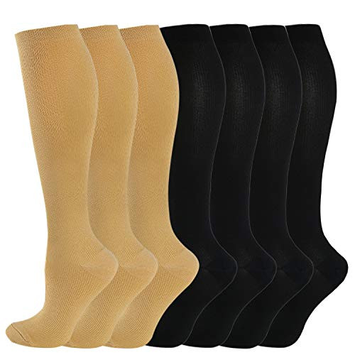 20 30mmhg Compression Socks for Men   Women Best for Running Athletic Medical Pregnancy and Travel