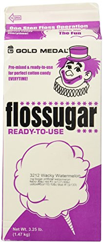 Cotton Candy Sugar Floss Wacky Watermelon  3 25lb 1 47 kg