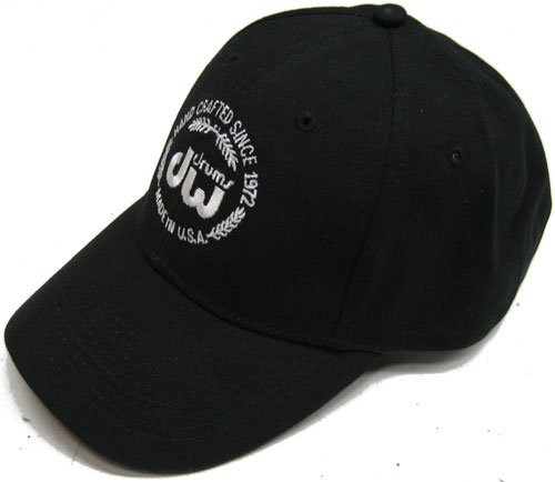 DW Drum Workshop Unstructured Hat Black with Velcro Closure and Embroidered DW Logo DW Drum Workshop Unstructured Hat Black with Velcro Closure and Embroidered DW Logo