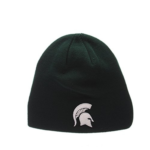 Zephyr Michigan State Spartans Green Edge Skull Cap NCAA MSU Cuffless Winter Knit Beanie Toque Hat Zephyr Michigan State Spartans Green Edge Skull Cap NCAA MSU Cuffless Winter Knit Beanie Toque Hat