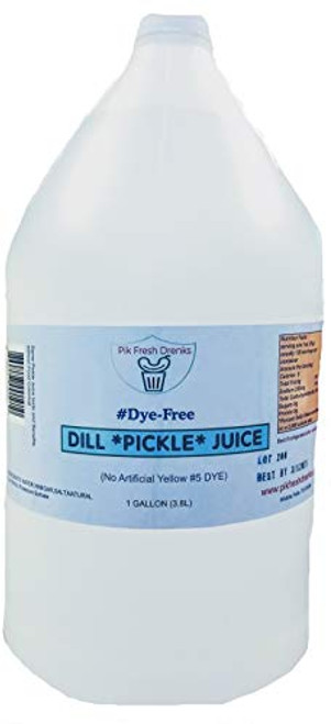 Dye free Dill Pickle Juice 1 gallon Dye free Dill Pickle Juice 1 gallon