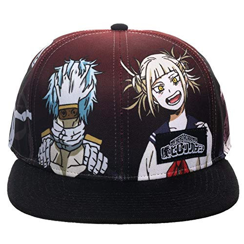 My Hero Academia League of Villains Red   Black Snapback Hat